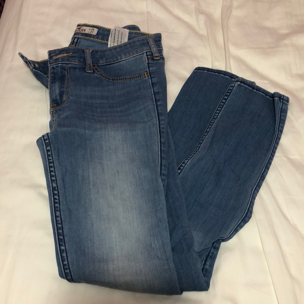 Hollister super skinny light wash jeans